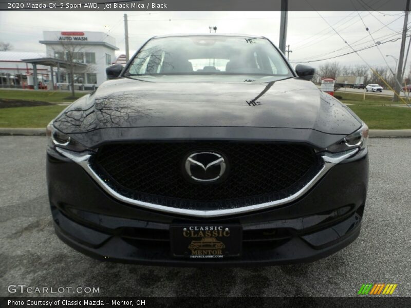 Jet Black Mica / Black 2020 Mazda CX-5 Sport AWD
