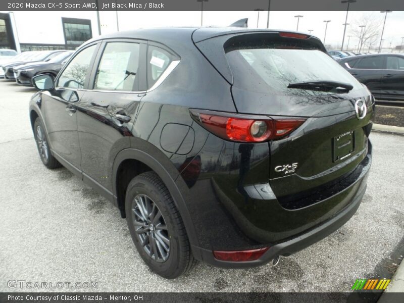 Jet Black Mica / Black 2020 Mazda CX-5 Sport AWD