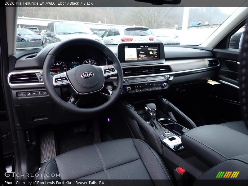  2020 Telluride EX AWD Black Interior