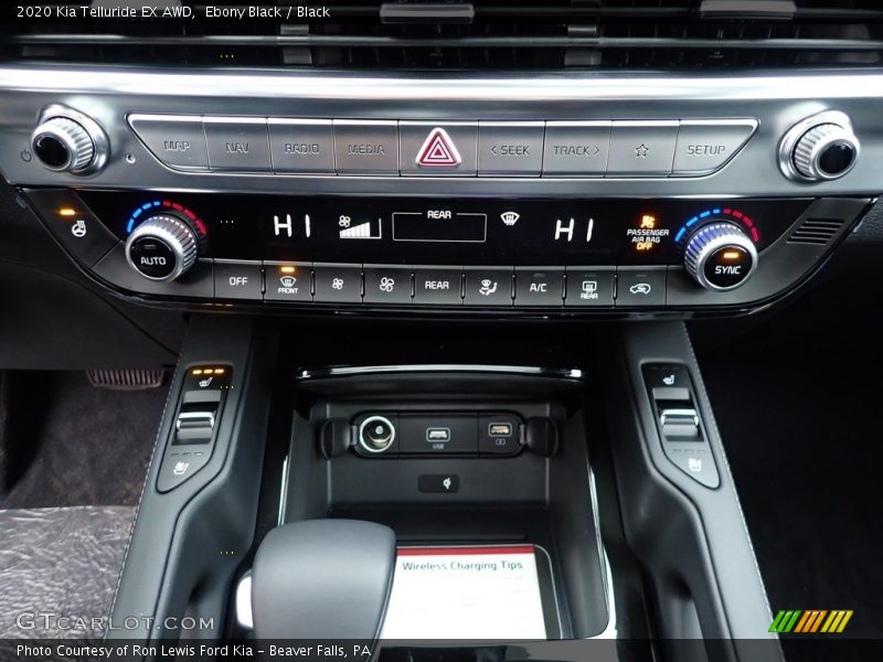 Controls of 2020 Telluride EX AWD