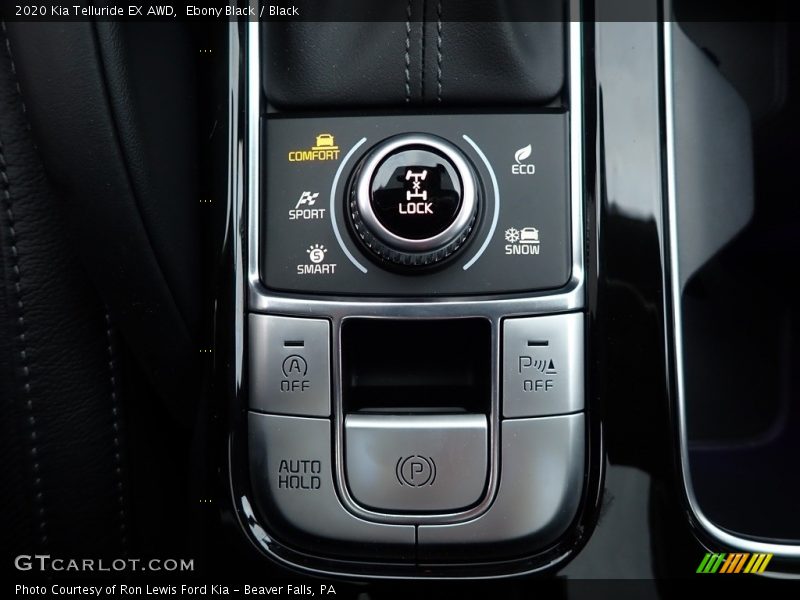 Controls of 2020 Telluride EX AWD