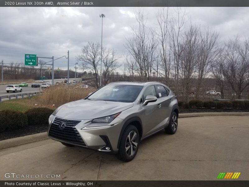 Atomic Silver / Black 2020 Lexus NX 300h AWD