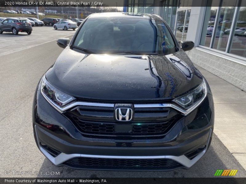 Crystal Black Pearl / Gray 2020 Honda CR-V EX AWD