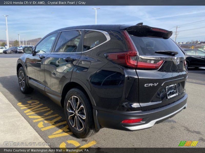 Crystal Black Pearl / Gray 2020 Honda CR-V EX AWD