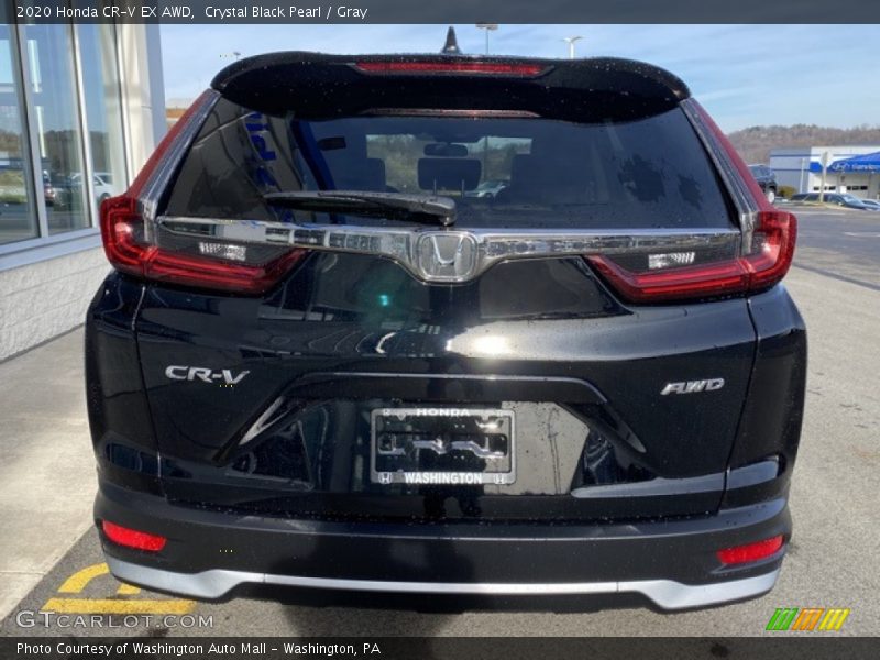 Crystal Black Pearl / Gray 2020 Honda CR-V EX AWD