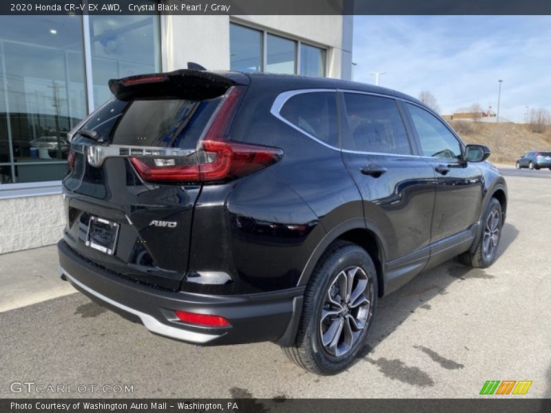 Crystal Black Pearl / Gray 2020 Honda CR-V EX AWD