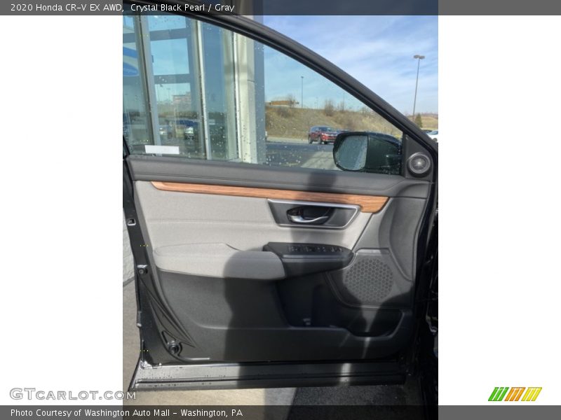 Crystal Black Pearl / Gray 2020 Honda CR-V EX AWD