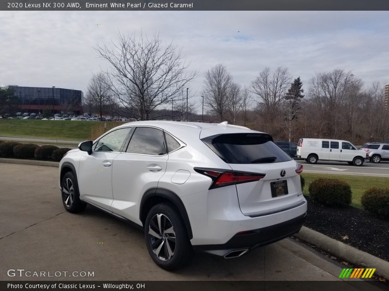 Eminent White Pearl / Glazed Caramel 2020 Lexus NX 300 AWD