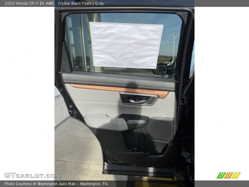 Crystal Black Pearl / Gray 2020 Honda CR-V EX AWD