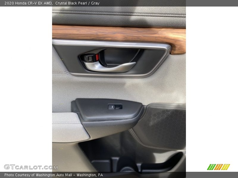 Crystal Black Pearl / Gray 2020 Honda CR-V EX AWD