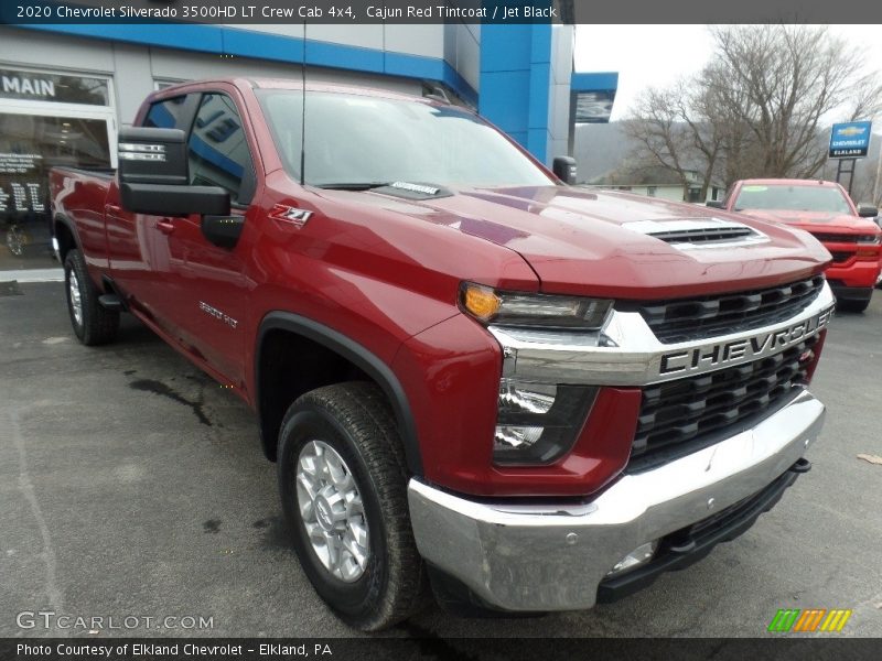 Cajun Red Tintcoat / Jet Black 2020 Chevrolet Silverado 3500HD LT Crew Cab 4x4