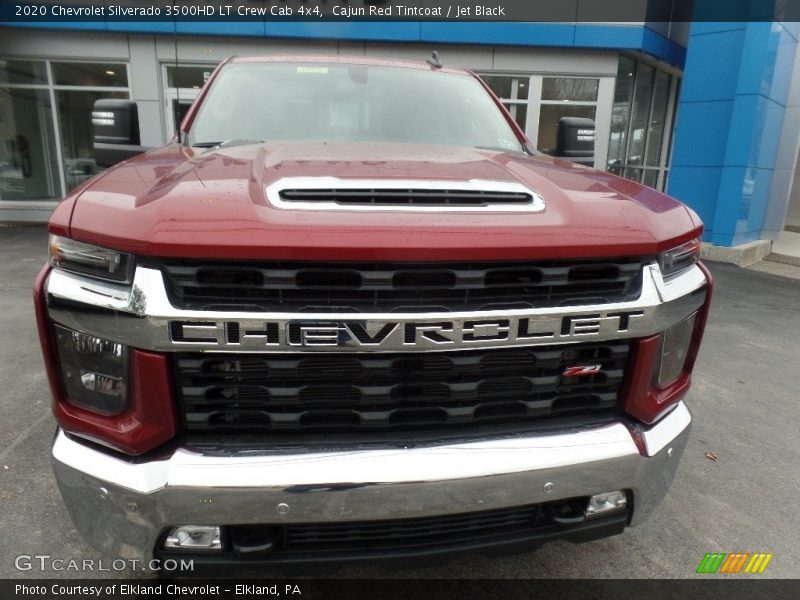 Cajun Red Tintcoat / Jet Black 2020 Chevrolet Silverado 3500HD LT Crew Cab 4x4