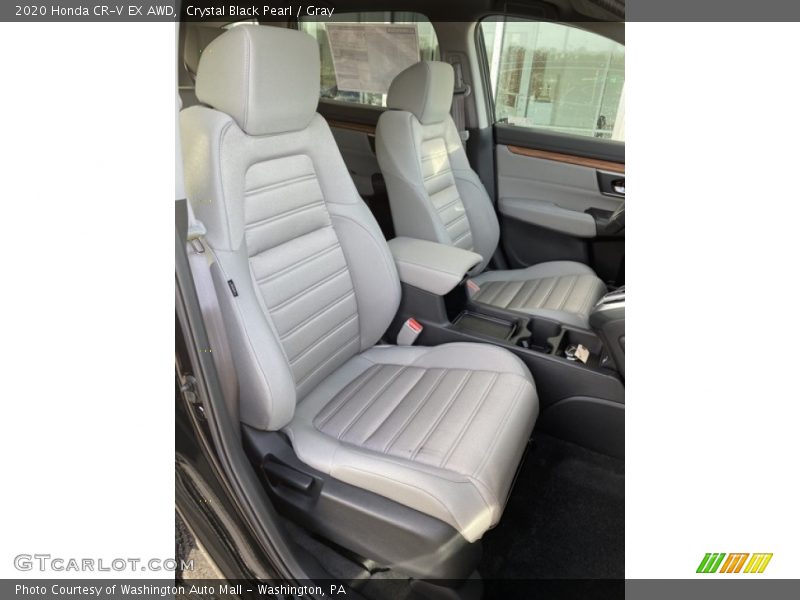 Crystal Black Pearl / Gray 2020 Honda CR-V EX AWD