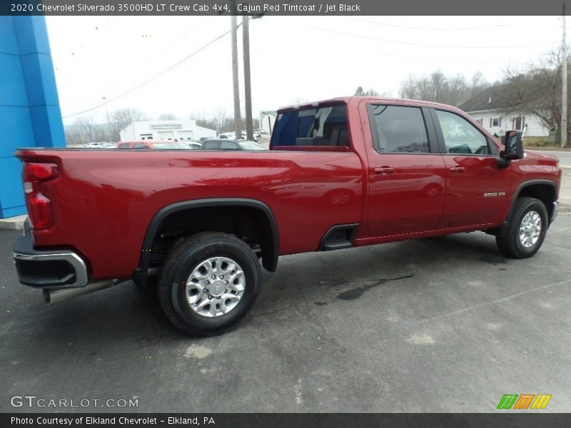 Cajun Red Tintcoat / Jet Black 2020 Chevrolet Silverado 3500HD LT Crew Cab 4x4