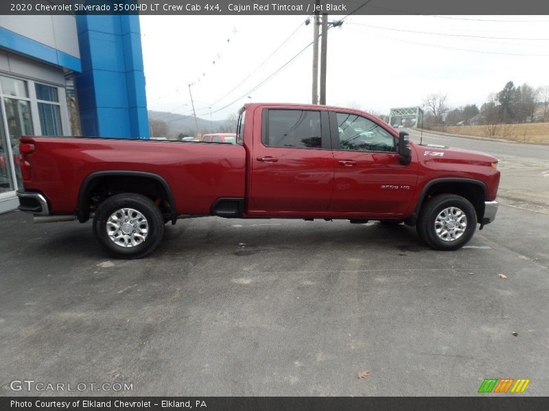 Cajun Red Tintcoat / Jet Black 2020 Chevrolet Silverado 3500HD LT Crew Cab 4x4