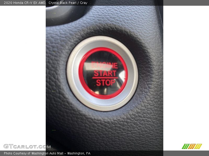 Crystal Black Pearl / Gray 2020 Honda CR-V EX AWD
