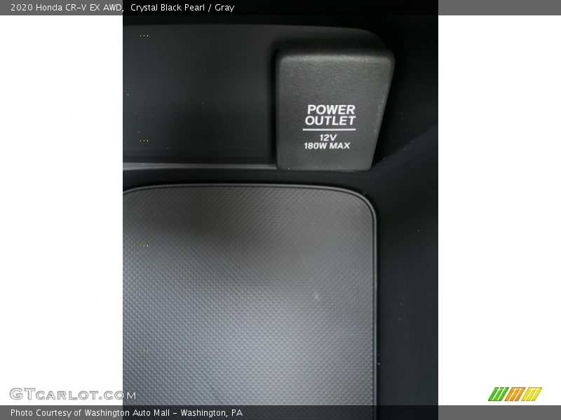 Crystal Black Pearl / Gray 2020 Honda CR-V EX AWD