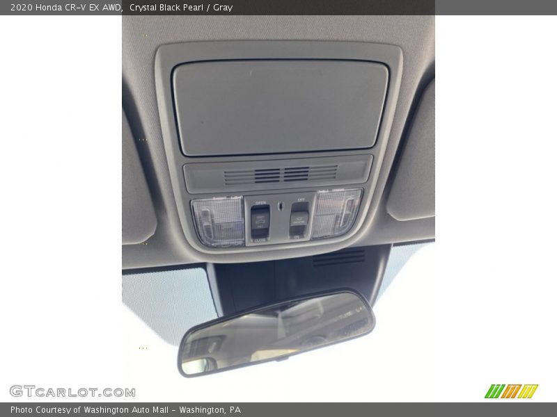 Crystal Black Pearl / Gray 2020 Honda CR-V EX AWD