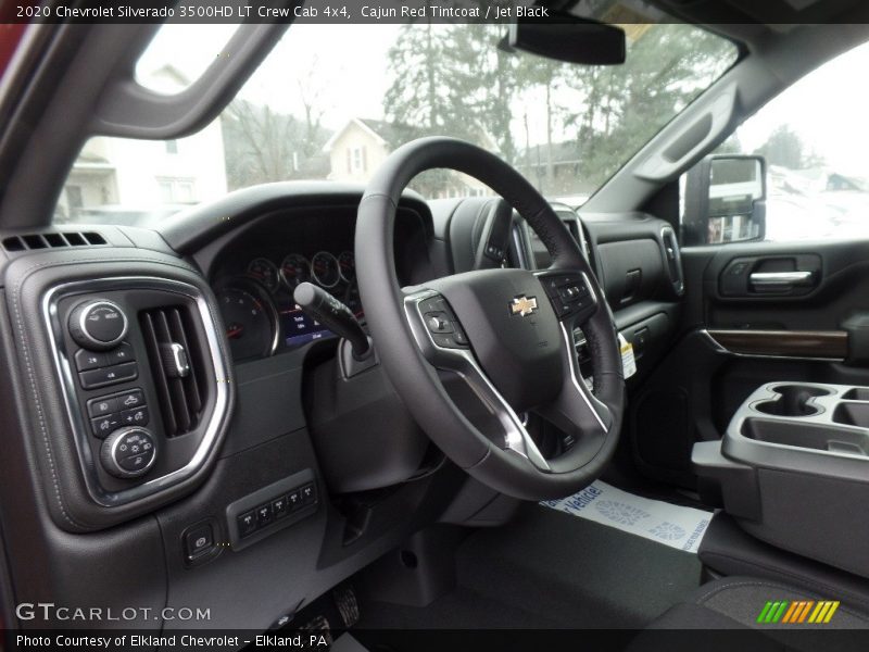 Cajun Red Tintcoat / Jet Black 2020 Chevrolet Silverado 3500HD LT Crew Cab 4x4