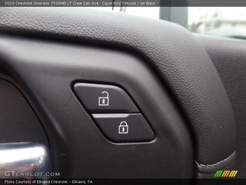 Cajun Red Tintcoat / Jet Black 2020 Chevrolet Silverado 3500HD LT Crew Cab 4x4