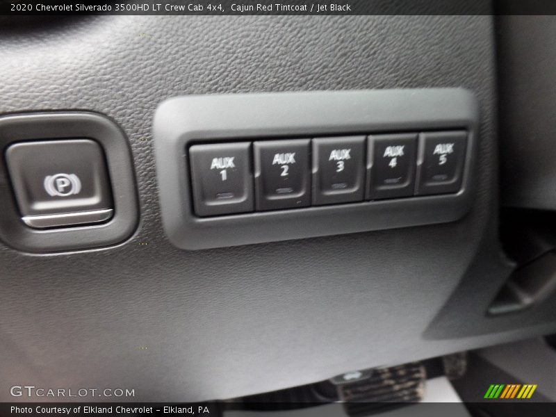 Cajun Red Tintcoat / Jet Black 2020 Chevrolet Silverado 3500HD LT Crew Cab 4x4
