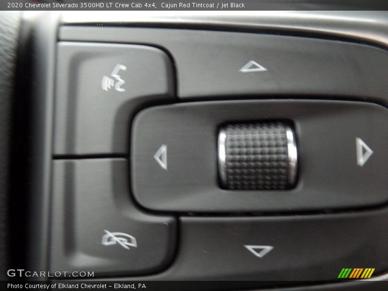 Cajun Red Tintcoat / Jet Black 2020 Chevrolet Silverado 3500HD LT Crew Cab 4x4