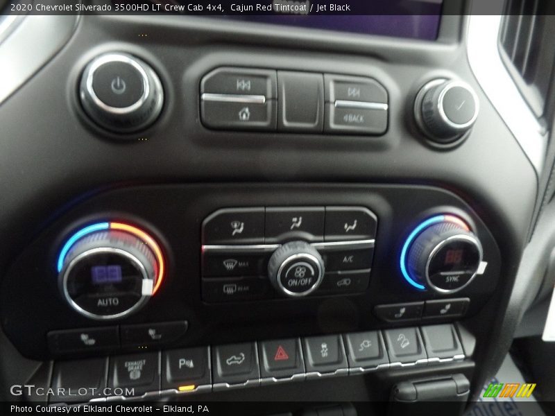 Cajun Red Tintcoat / Jet Black 2020 Chevrolet Silverado 3500HD LT Crew Cab 4x4