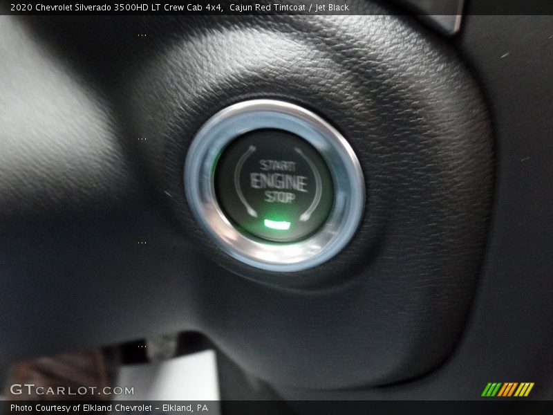 Cajun Red Tintcoat / Jet Black 2020 Chevrolet Silverado 3500HD LT Crew Cab 4x4