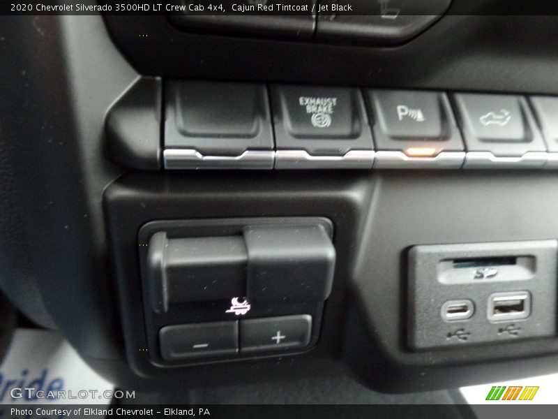 Cajun Red Tintcoat / Jet Black 2020 Chevrolet Silverado 3500HD LT Crew Cab 4x4