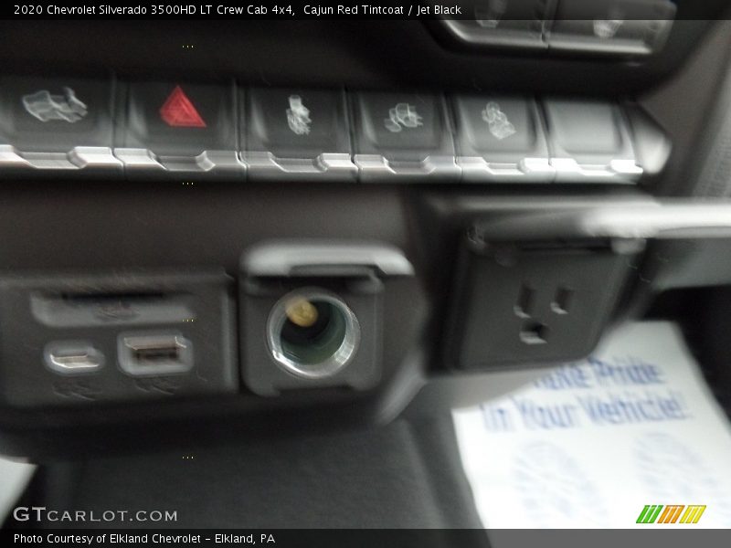 Cajun Red Tintcoat / Jet Black 2020 Chevrolet Silverado 3500HD LT Crew Cab 4x4