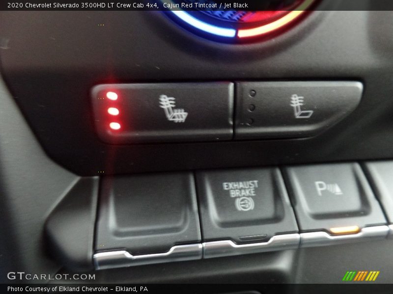 Cajun Red Tintcoat / Jet Black 2020 Chevrolet Silverado 3500HD LT Crew Cab 4x4