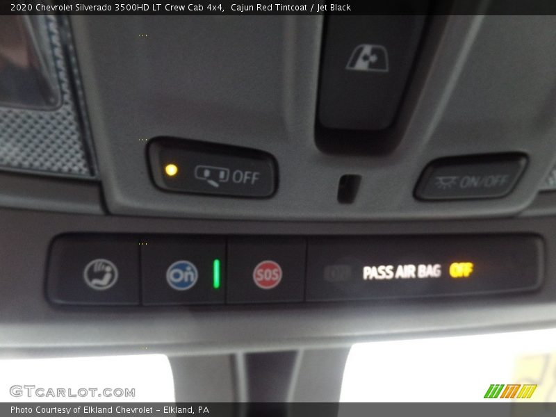 Cajun Red Tintcoat / Jet Black 2020 Chevrolet Silverado 3500HD LT Crew Cab 4x4