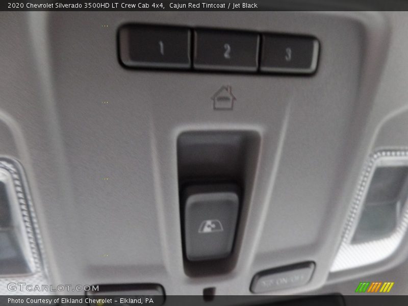 Cajun Red Tintcoat / Jet Black 2020 Chevrolet Silverado 3500HD LT Crew Cab 4x4