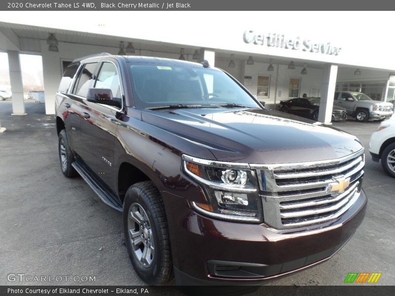 Black Cherry Metallic / Jet Black 2020 Chevrolet Tahoe LS 4WD