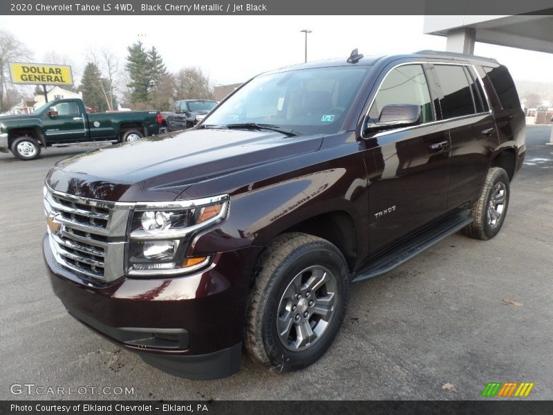 Black Cherry Metallic / Jet Black 2020 Chevrolet Tahoe LS 4WD