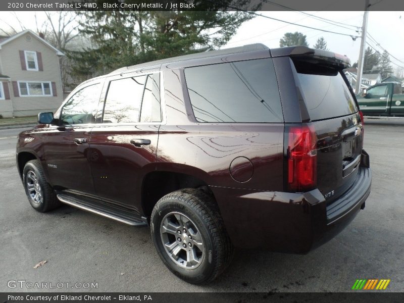 Black Cherry Metallic / Jet Black 2020 Chevrolet Tahoe LS 4WD