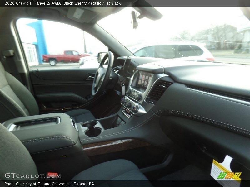 Black Cherry Metallic / Jet Black 2020 Chevrolet Tahoe LS 4WD