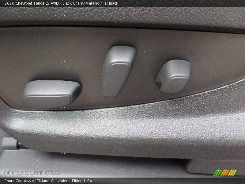 Black Cherry Metallic / Jet Black 2020 Chevrolet Tahoe LS 4WD