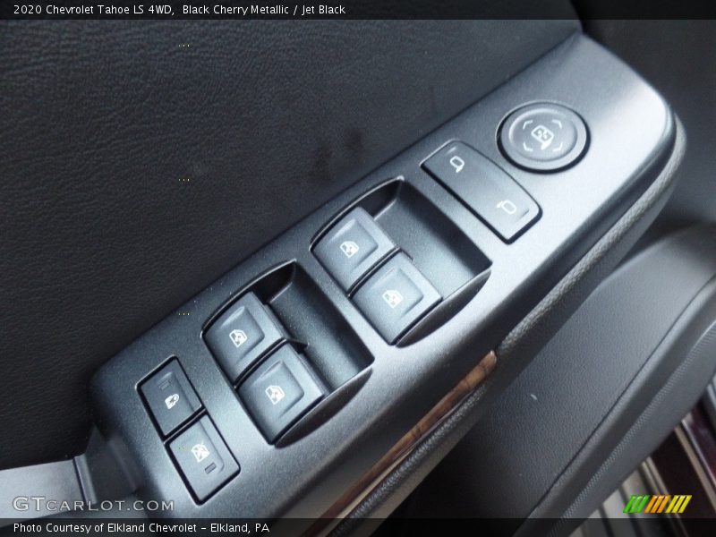 Black Cherry Metallic / Jet Black 2020 Chevrolet Tahoe LS 4WD