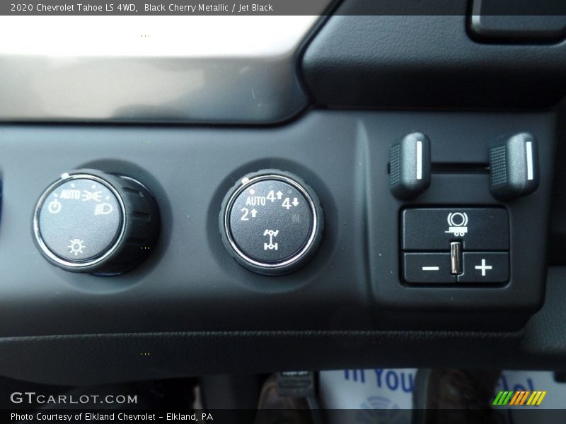 Black Cherry Metallic / Jet Black 2020 Chevrolet Tahoe LS 4WD