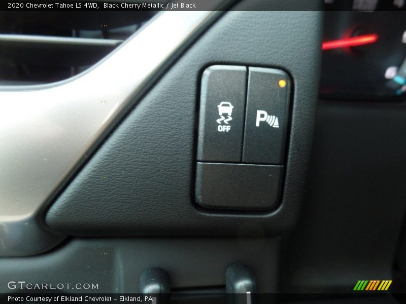 Black Cherry Metallic / Jet Black 2020 Chevrolet Tahoe LS 4WD