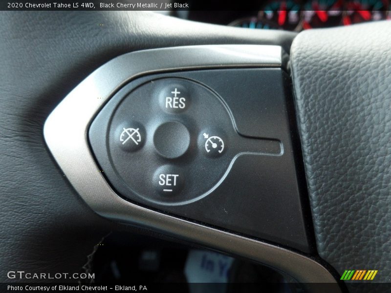 Black Cherry Metallic / Jet Black 2020 Chevrolet Tahoe LS 4WD