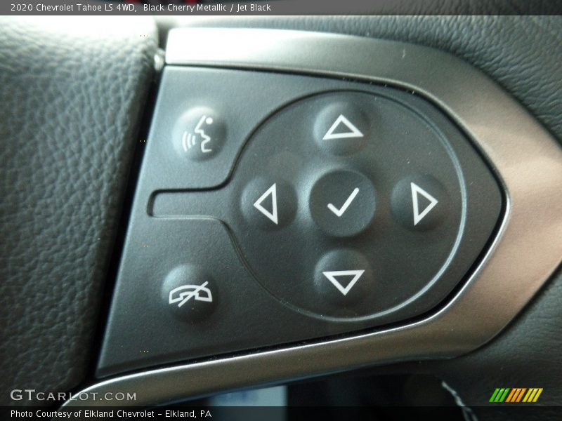 Black Cherry Metallic / Jet Black 2020 Chevrolet Tahoe LS 4WD