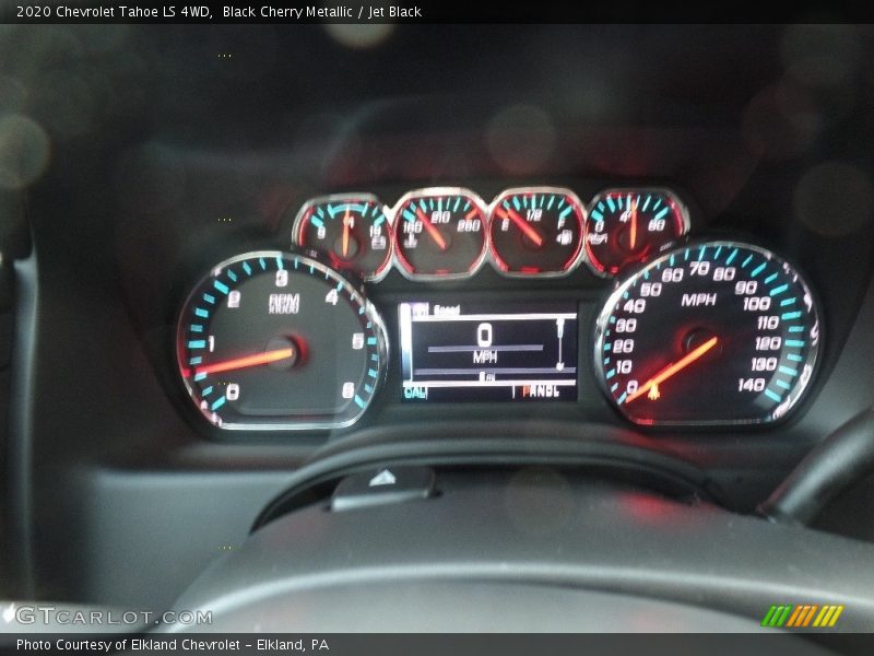 Black Cherry Metallic / Jet Black 2020 Chevrolet Tahoe LS 4WD