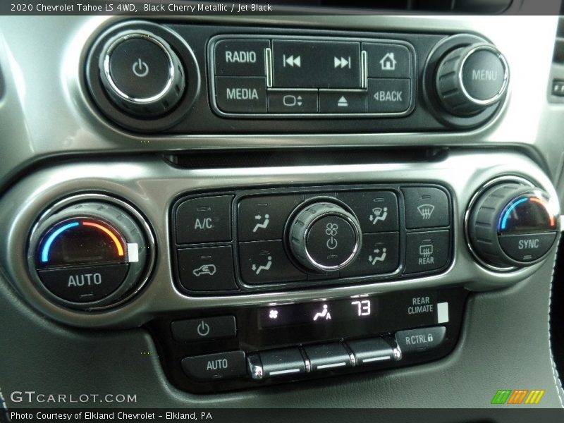 Black Cherry Metallic / Jet Black 2020 Chevrolet Tahoe LS 4WD