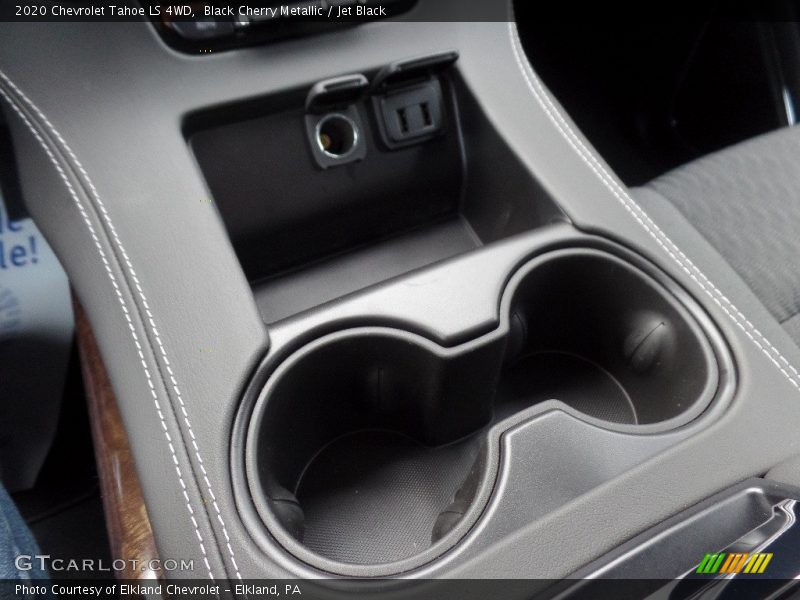 Black Cherry Metallic / Jet Black 2020 Chevrolet Tahoe LS 4WD