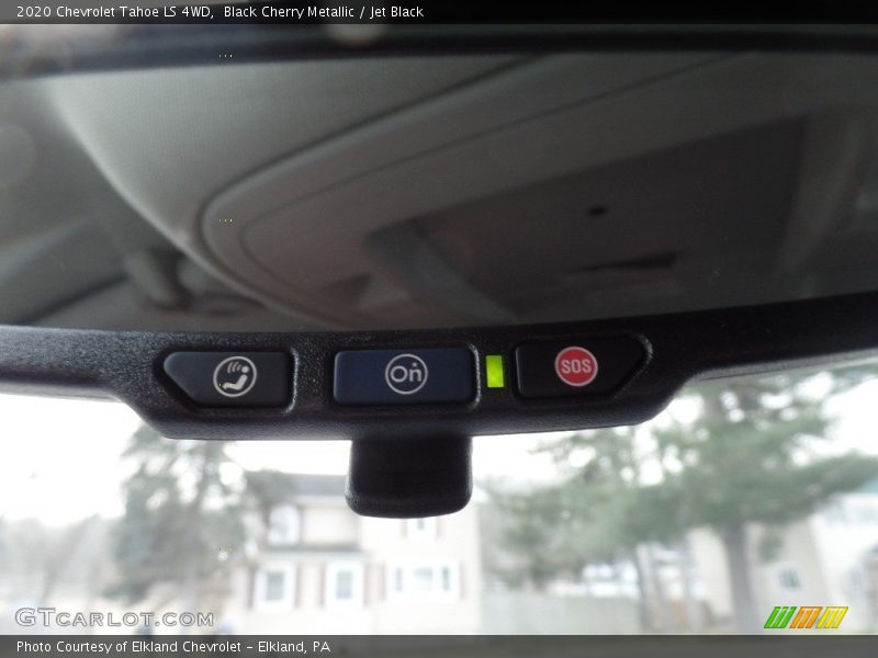Black Cherry Metallic / Jet Black 2020 Chevrolet Tahoe LS 4WD