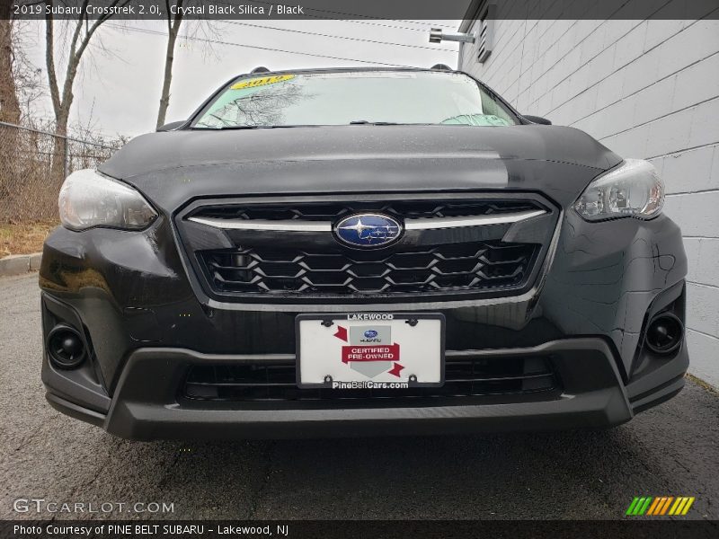 Crystal Black Silica / Black 2019 Subaru Crosstrek 2.0i