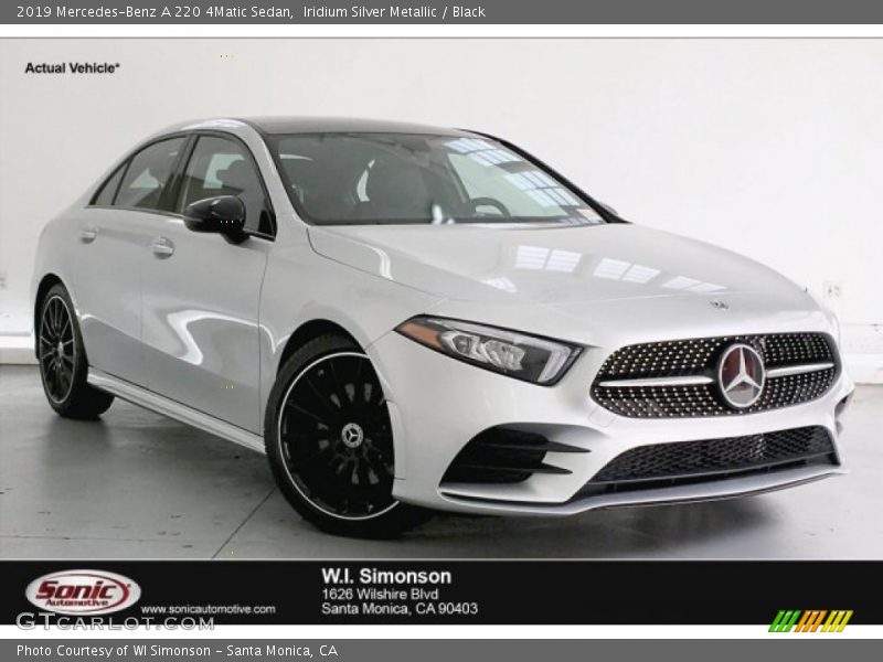 Iridium Silver Metallic / Black 2019 Mercedes-Benz A 220 4Matic Sedan