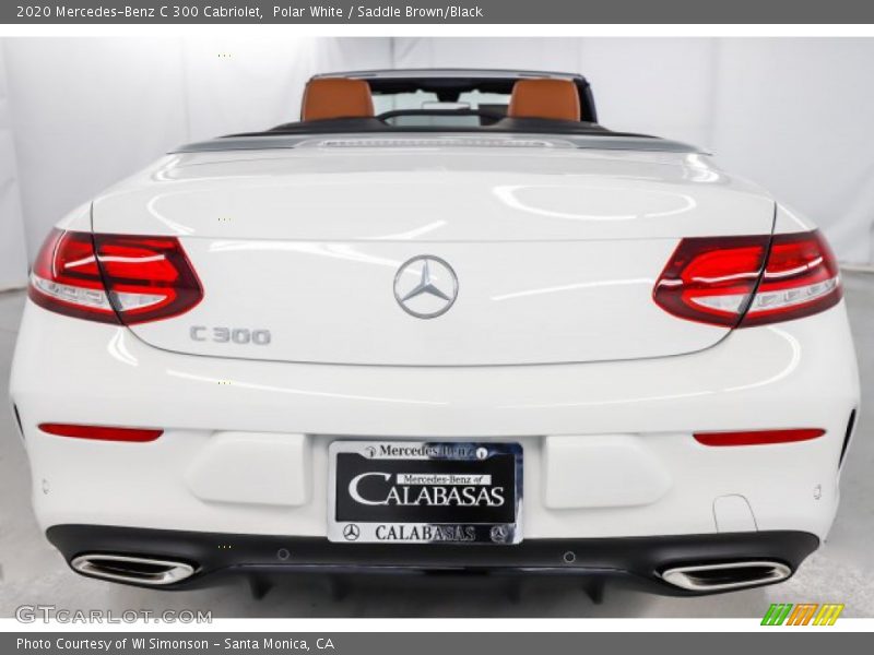 Polar White / Saddle Brown/Black 2020 Mercedes-Benz C 300 Cabriolet